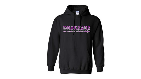 Chandail à Capuchon Drakkars (Logo imprimé)