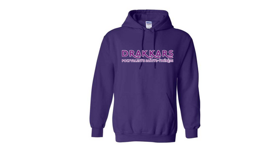 Chandail à Capuchon Drakkars (Logo imprimé)